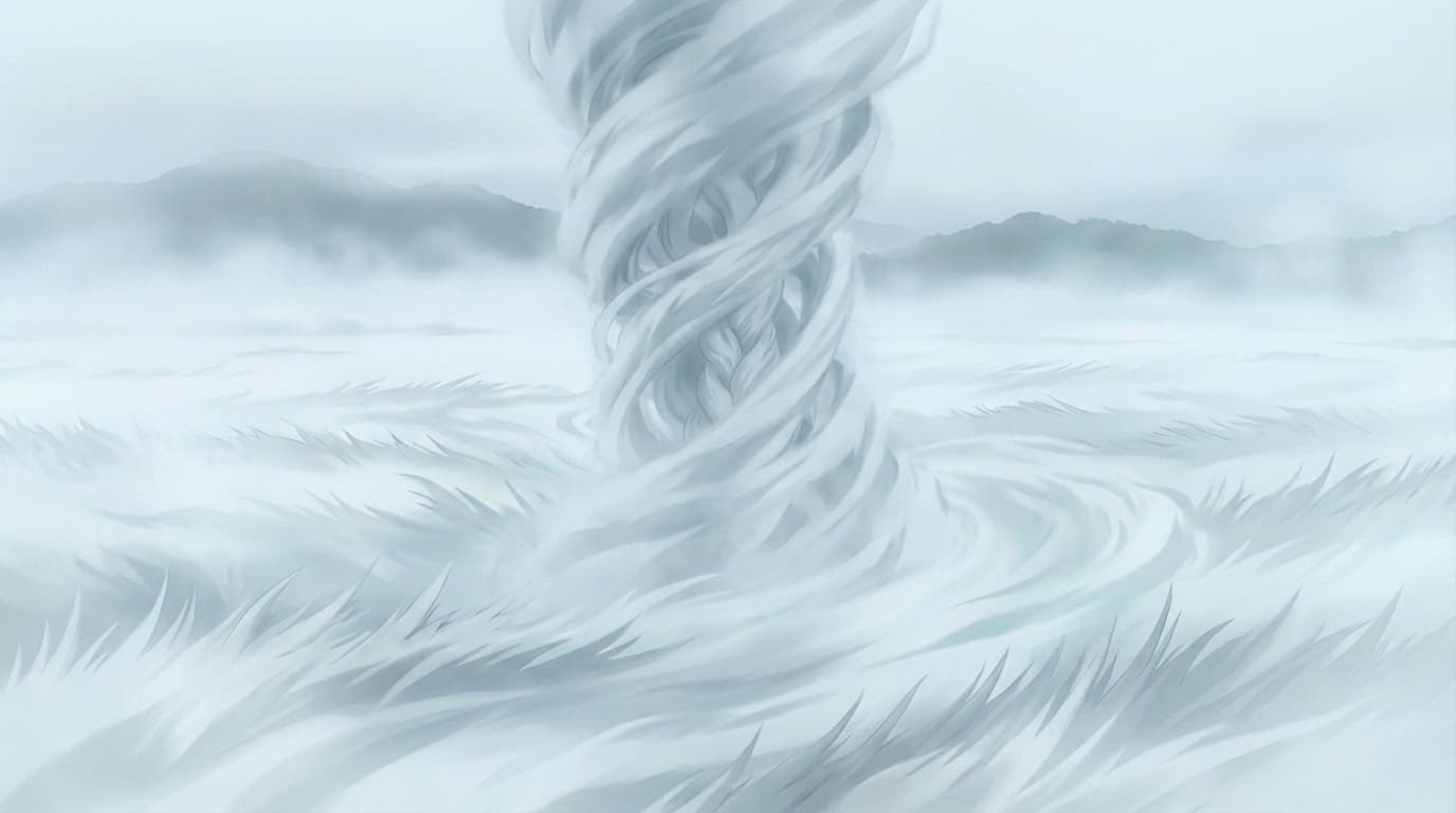 霧の風景 遠望