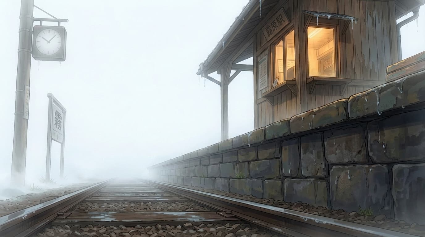 霧原駅 線路