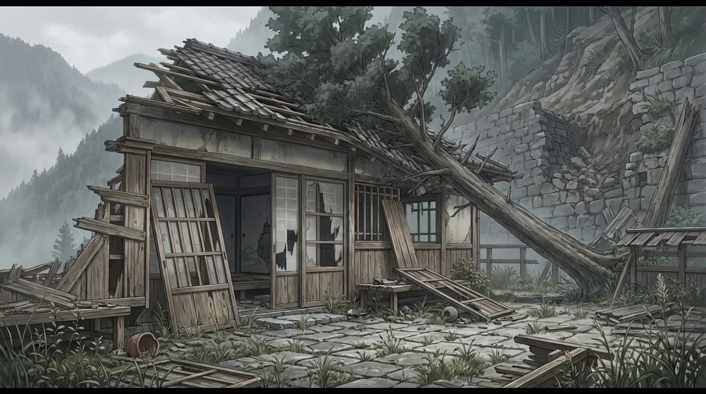 茶屋 遠景